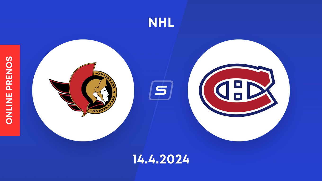 Ottawa Senators - Montreal Canadiens: Sledujte s nami online prenos zo zápasu zámorskej NHL.