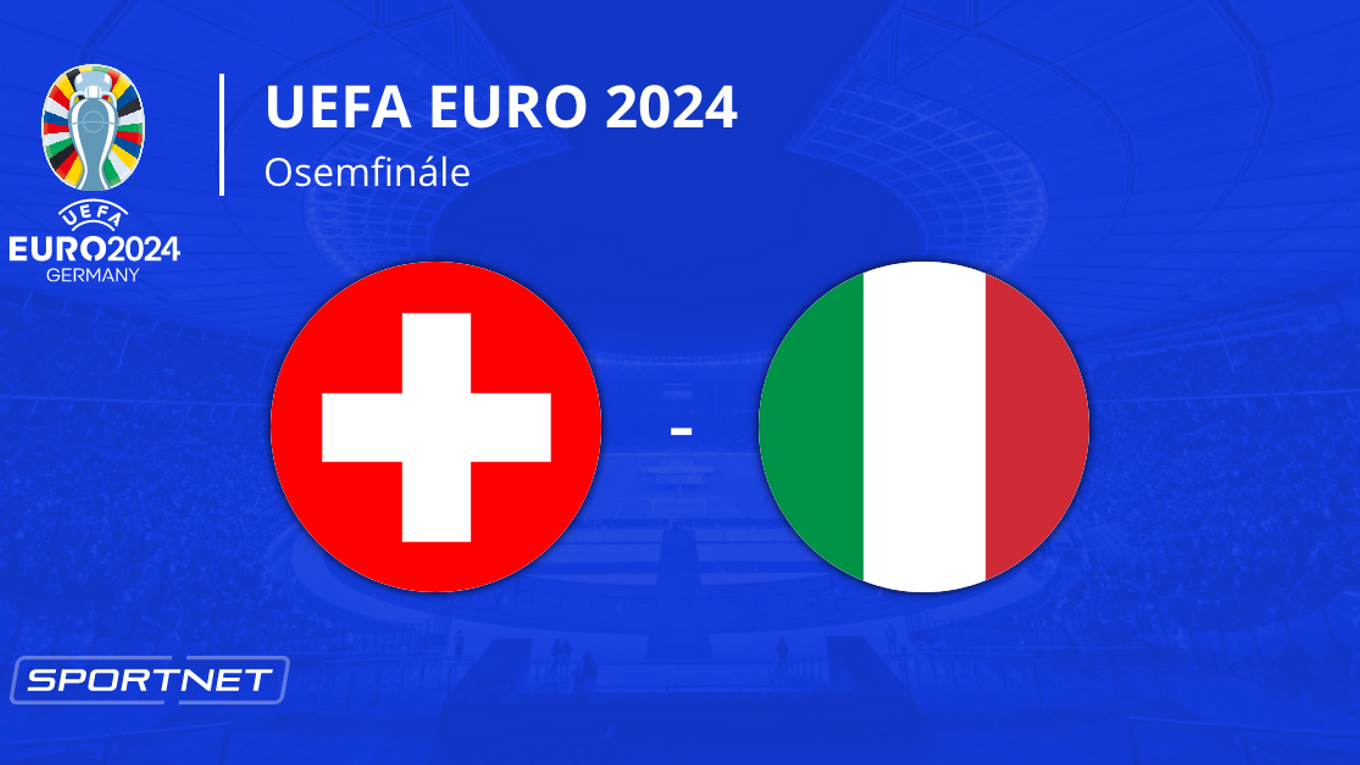 Švajčiarsko - Taliansko: ONLINE prenos zo zápasu na EURO 2024 (ME vo futbale) v Nemecku.