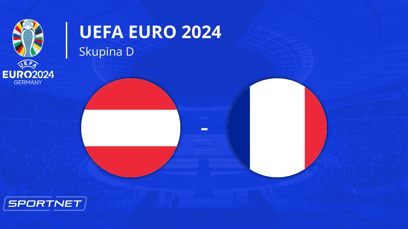 Rakúsko - Francúzsko: ONLINE prenos zo zápasu na EURO 2024 (ME vo futbale) v Nemecku.