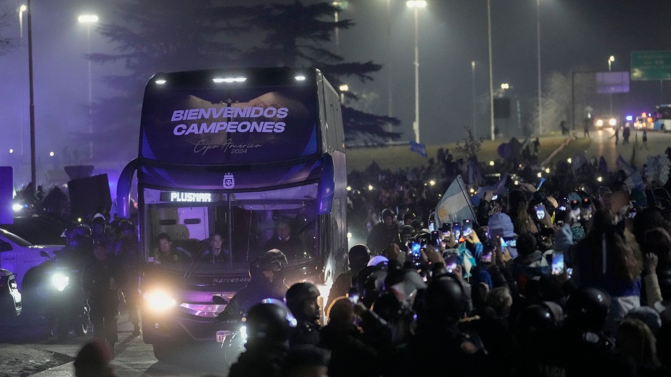 Oslavy v Argetíne po zisku titulu Copa América
