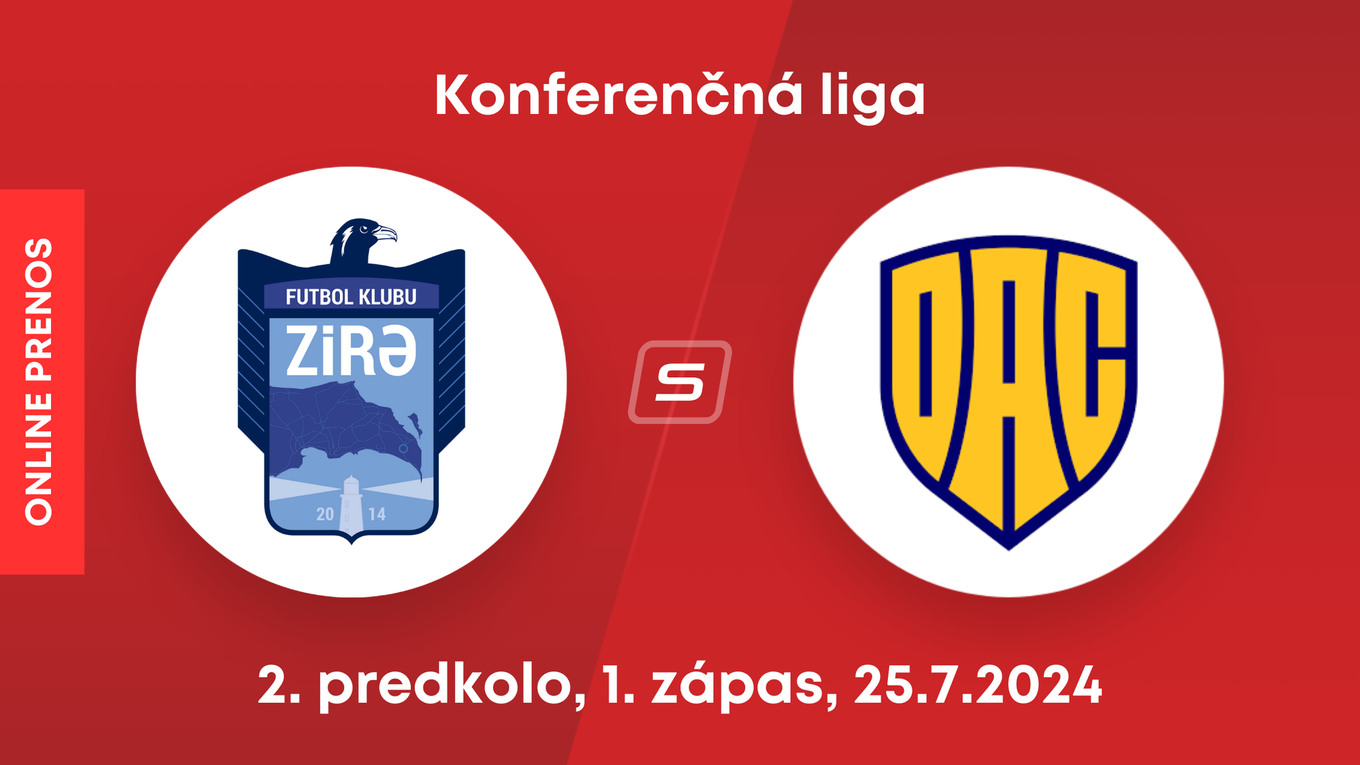 Zirä FC - Dunajská Streda: ONLINE prenos zo zápasu 2. predkola Konferenčnej ligy.
