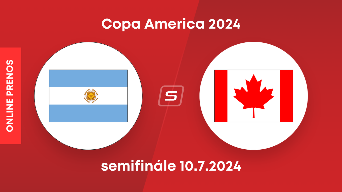 Argentína - Kanada: ONLINE prenos zo semifinále Copa America 2024