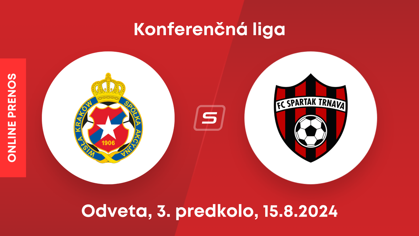 Wisla Krakov - Spartak Trnava: ONLINE prenos z odvety 3. predkola Konferenčnej ligy.