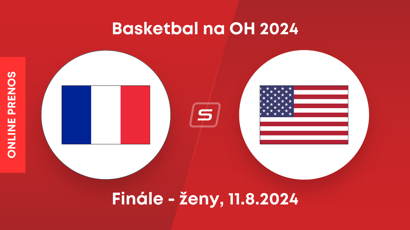 Francúzsko - USA: ONLINE prenos z finále basketbalu žien na OH 2024 v Paríži.