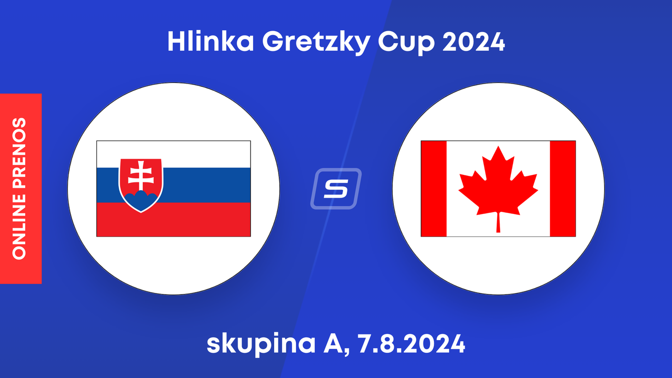 Slovensko U18 vs. Kanada U18: ONLINE prenos z turnaja Hlinka Gretzky Cup 2024.