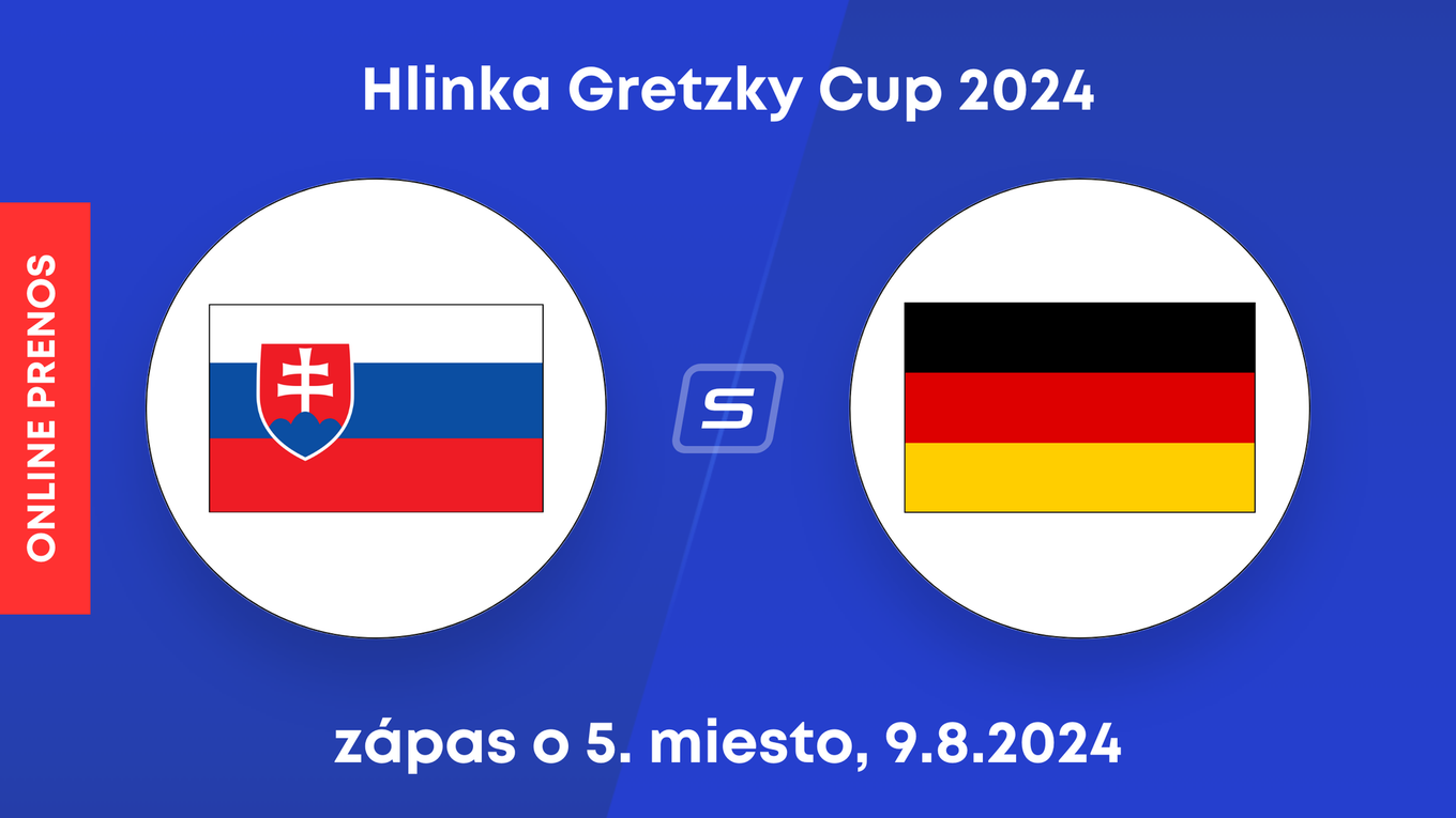 Slovensko U18 vs. Nemecko U18: ONLINE prenos z turnaja Hlinka Gretzky Cup 2024.