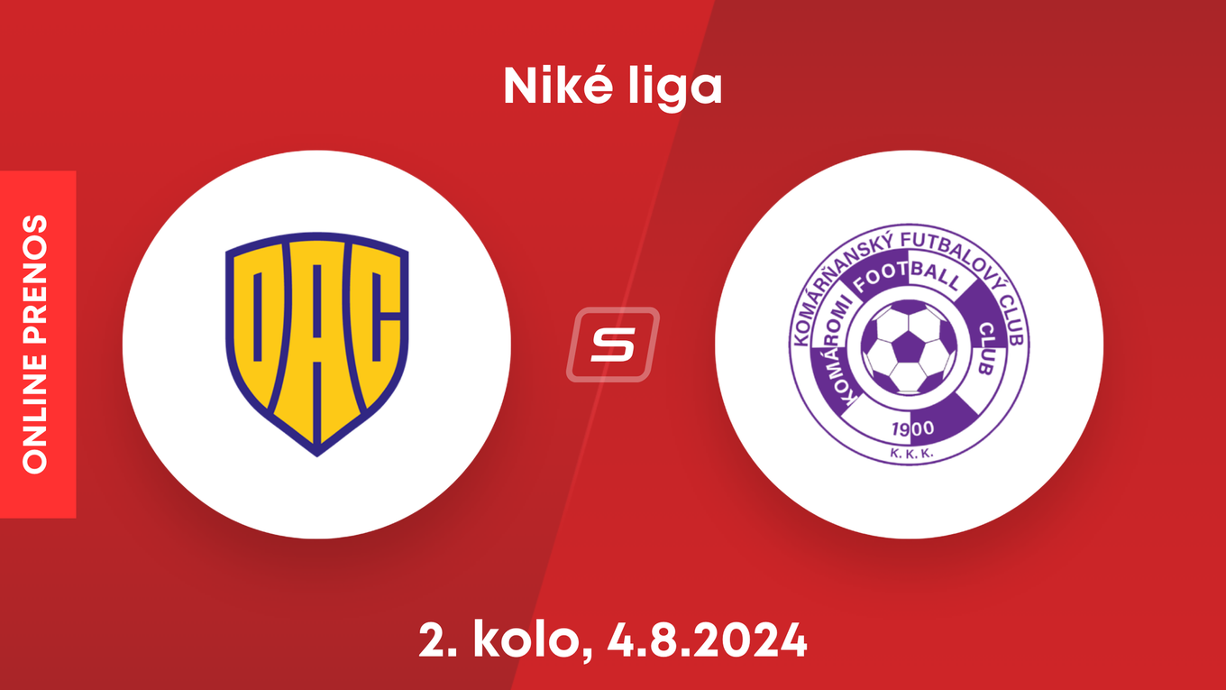 FC DAC 1904 Dunajská Streda - KFC Komárno: ONLINE prenos z 2. kola Niké ligy.