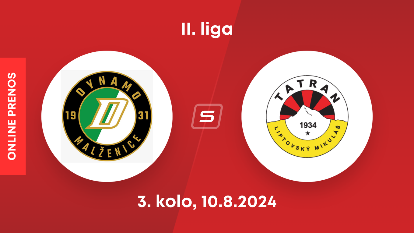 OFK Malženice - MFK Tatran Liptovský Mikuláš: ONLINE prenos zo zápasu 3. kola II. ligy.