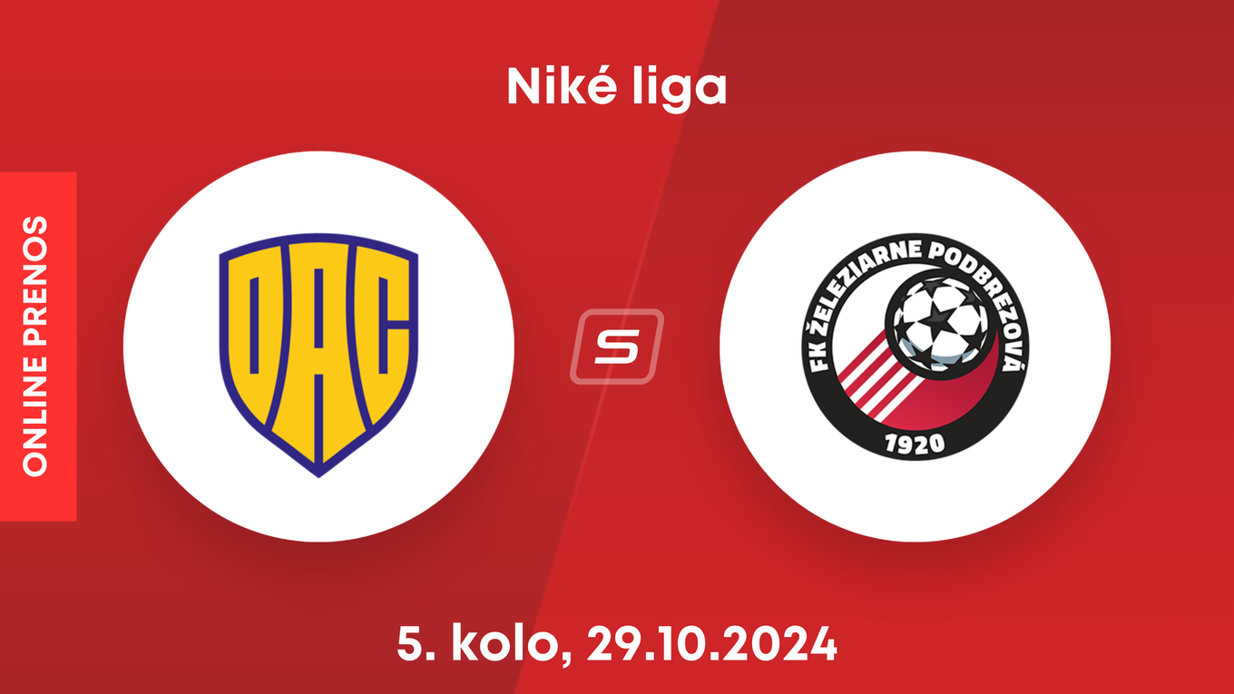 FC DAC 1904 Dunajská Streda - FK Železiarne Podbrezová: ONLINE prenos z dohrávky 5. kola Niké ligy.