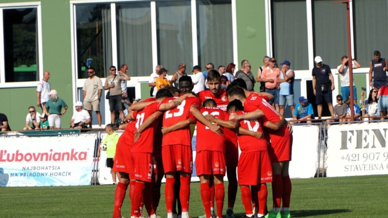 Futbalisti Stará Ľubovňa Redfox Football Club.