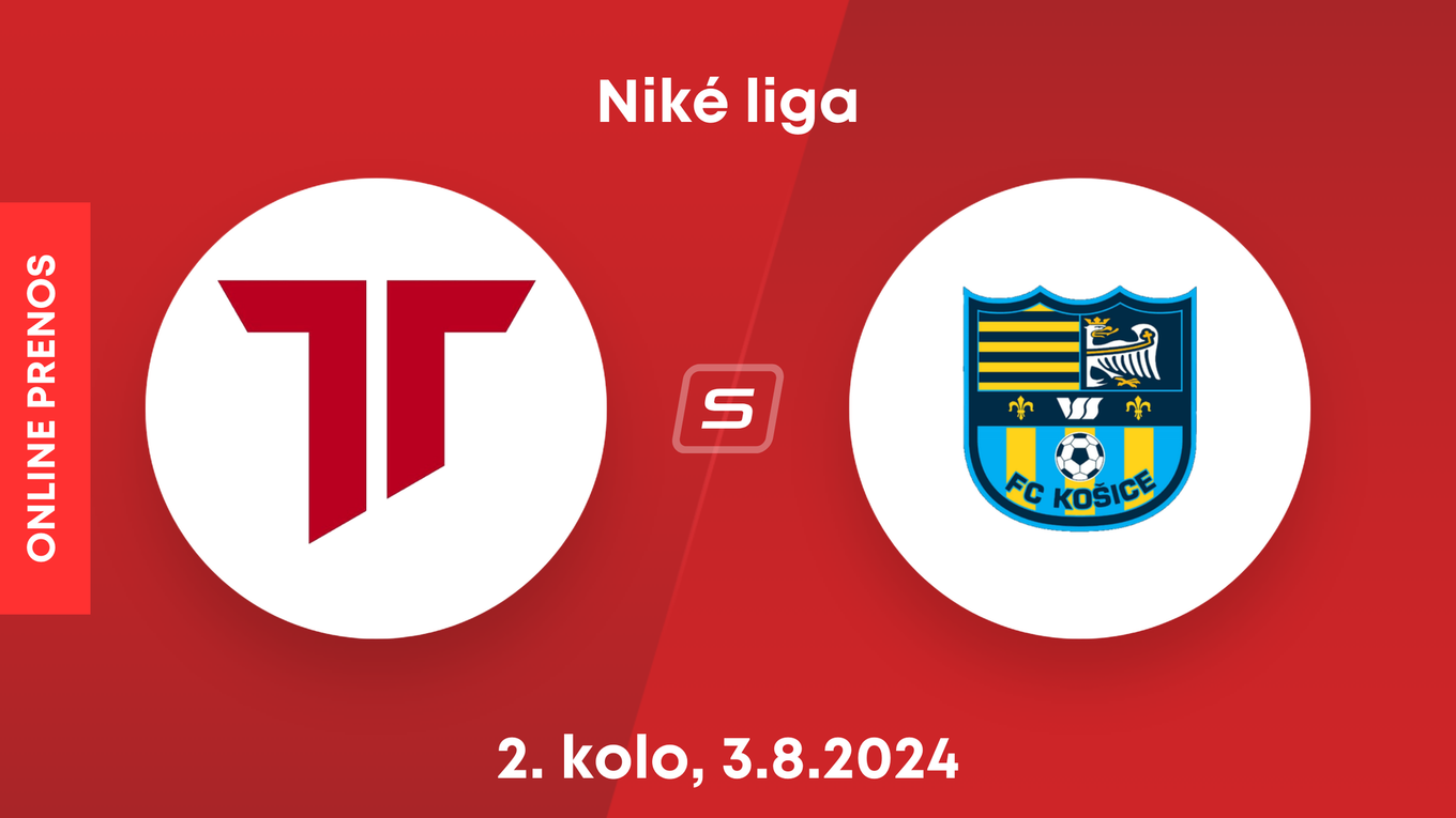 AS Trenčín - 1. FC Košice: ONLINE prenos z 2. kola Niké ligy.