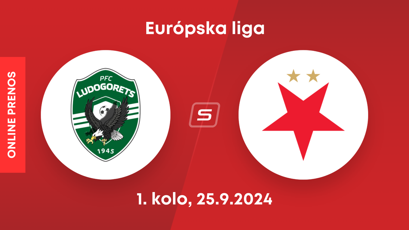 Ludogorec Razgrad - Slavia Praha: ONLINE prenos zo zápasu 1. kola Európskej ligy.