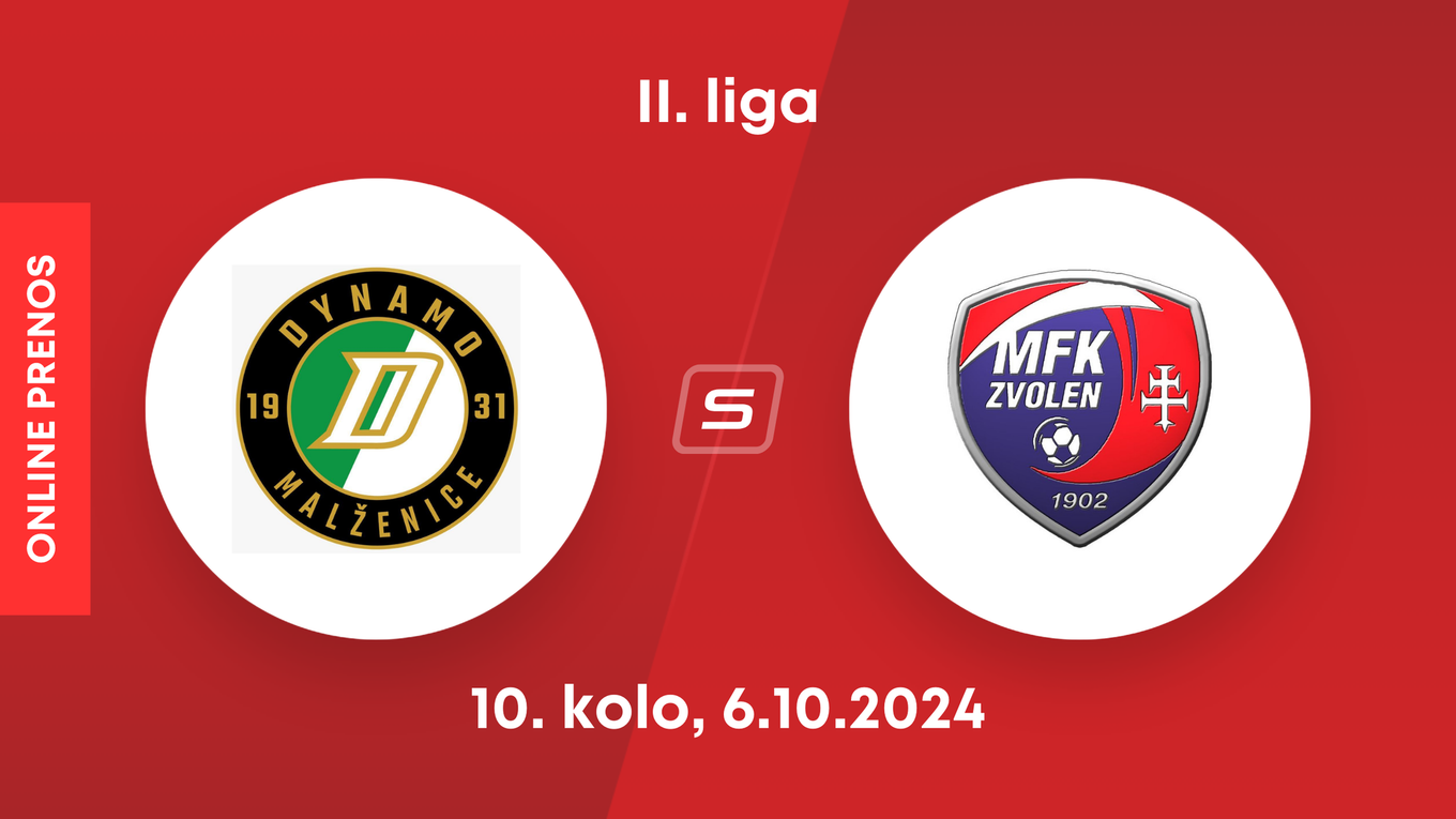 OFK Malženice - MFK Zvolen: ONLINE prenos zo zápasu 10. kola II. ligy.