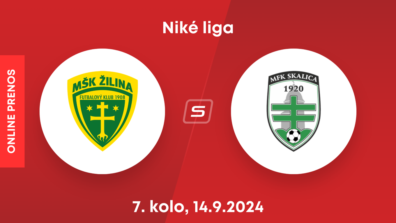 MŠK Žilina - MFK Skalica: ONLINE prenos zo zápasu 7. kola Niké ligy.