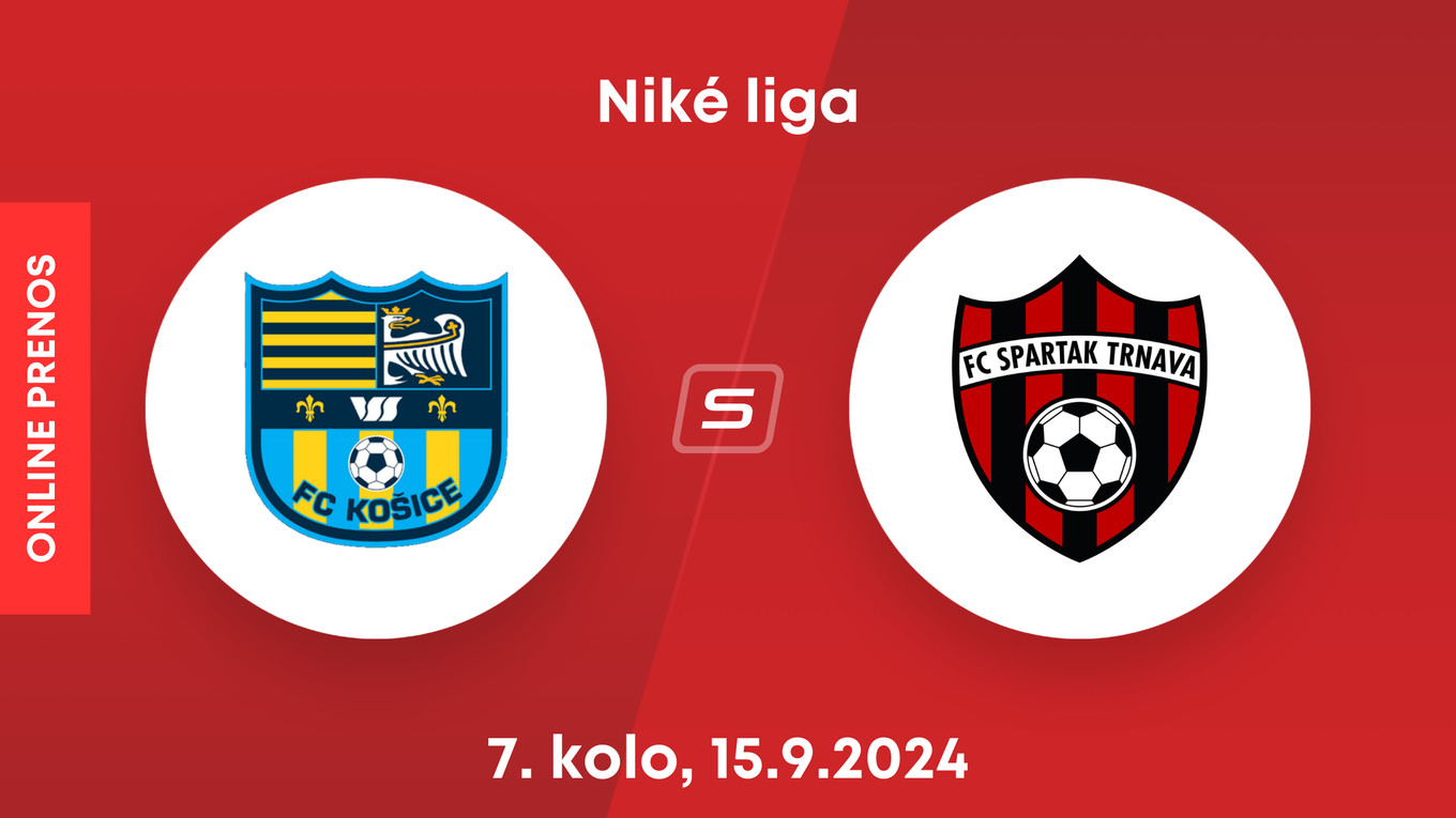 FC Košice - FC Spartak Trnava: ONLINE prenos zo zápasu 7. kola Niké ligy.