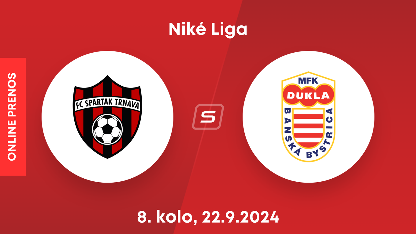 FC Spartak Trnava - MFK Dukla Banská Bystrica: ONLINE prenos zo zápasu 8. kola Niké ligy.