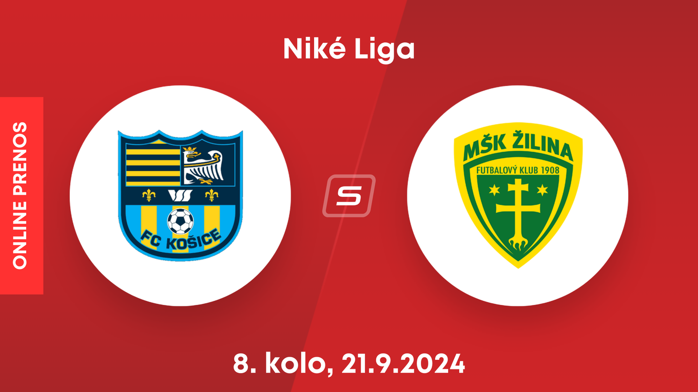 FC Košice - MŠK Žilina: ONLINE prenos zo zápasu 8. kola Niké ligy.