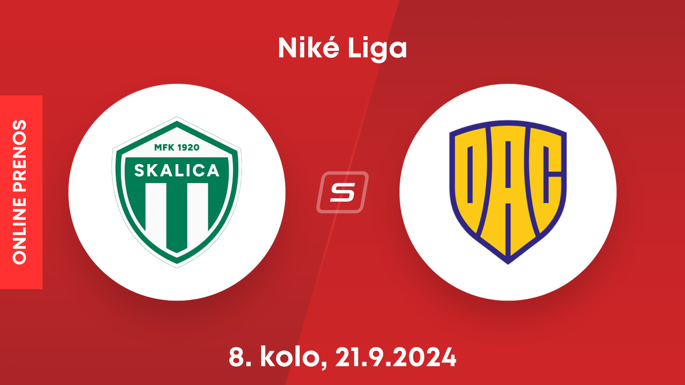 MFK Skalica - FC DAC 1904 Dunajská Streda: ONLINE prenos zo zápasu 8. kola Niké ligy.