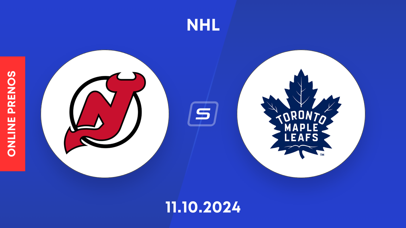 New Jersey Devils - Toronto Maple Leafs: ONLINE prenos zo zápasu NHL.