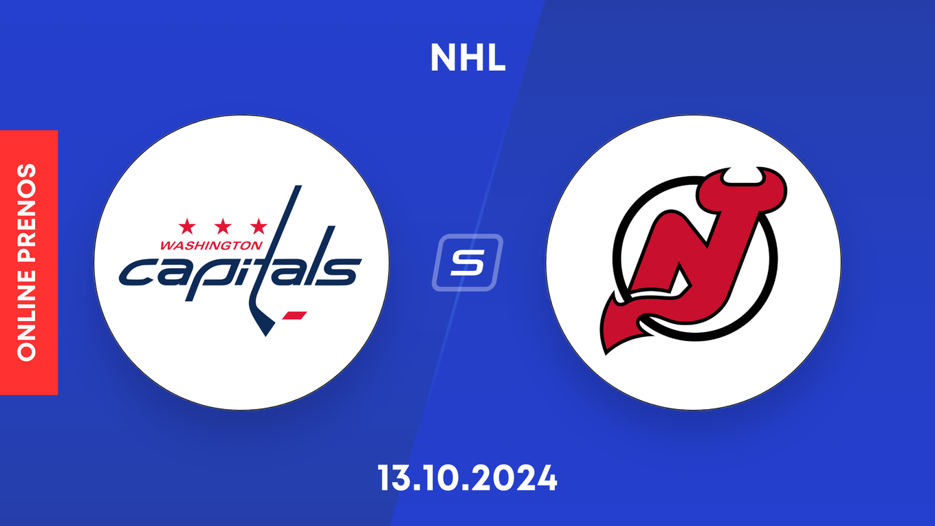 Washington Capitals - New Jersey Devils: ONLINE prenos zo zápasu NHL.