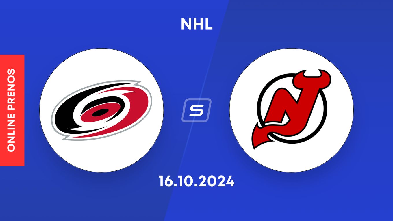 Carolina Hurricanes - New Jersey Devils: ONLINE prenos zo zápasu NHL.