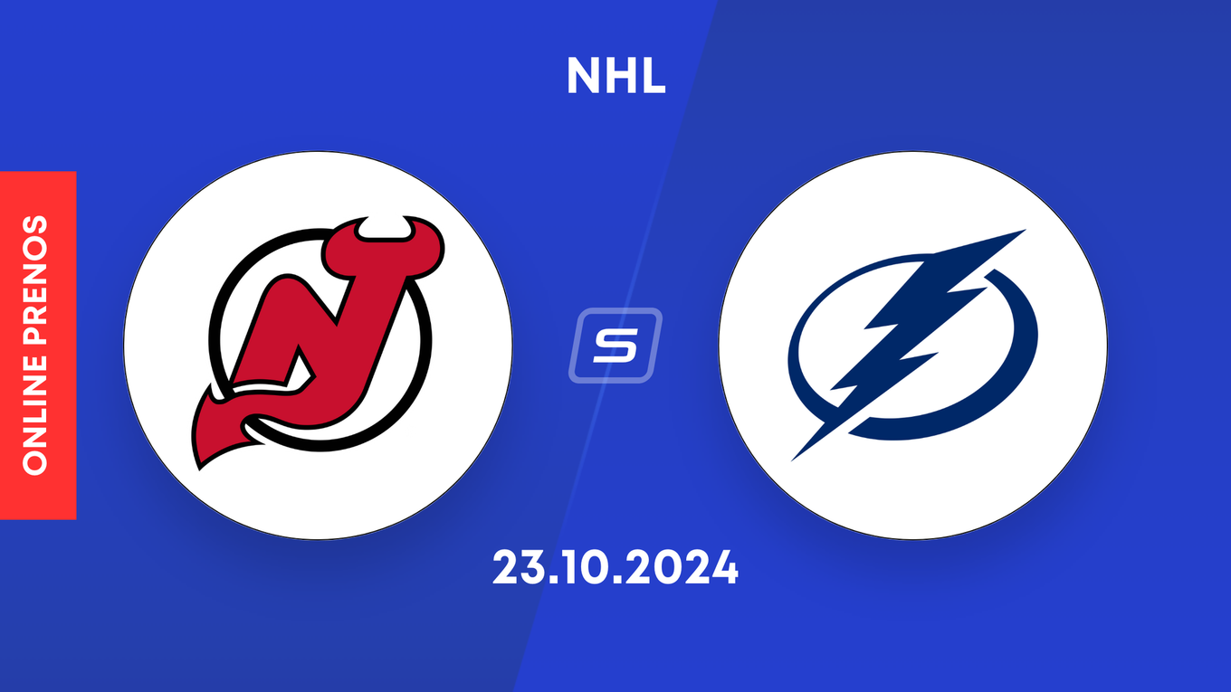 New Jersey Devils - Tampa Bay Lightning: ONLINE prenos zo zápasu NHL.