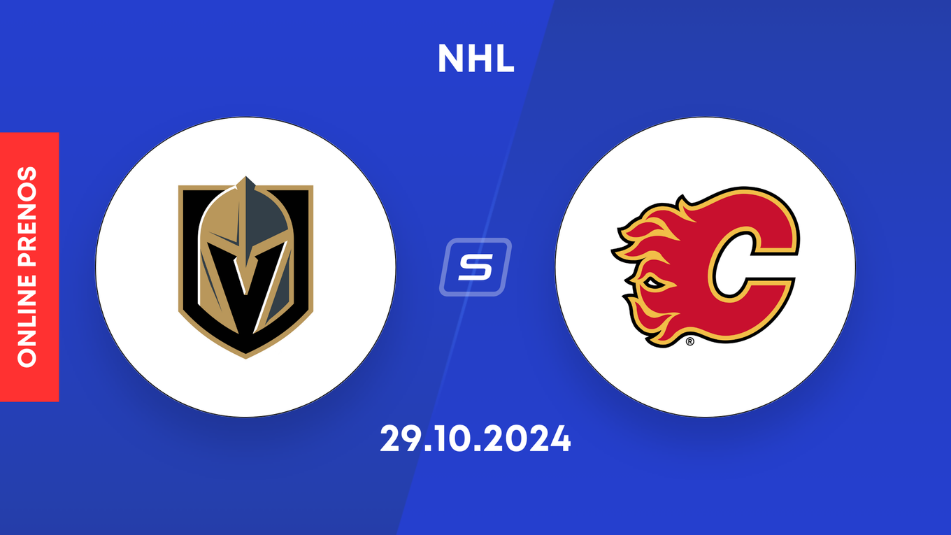 Vegas Golden Knights - Calgary Flames: ONLINE prenos zo zápasu NHL.