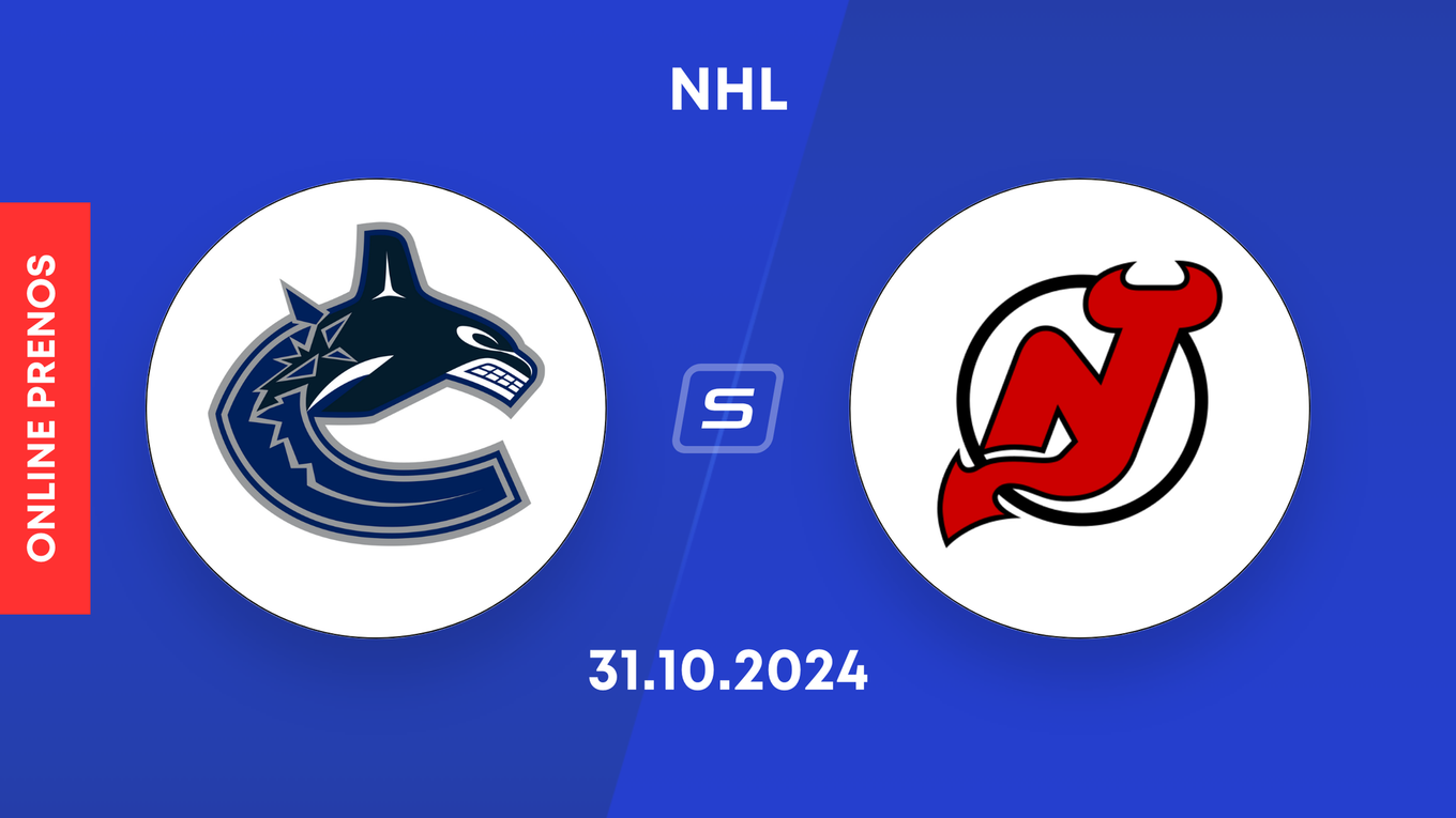 Vancouver Canucks - New Jersey Canucks: ONLINE prenos zo zápasu NHL.