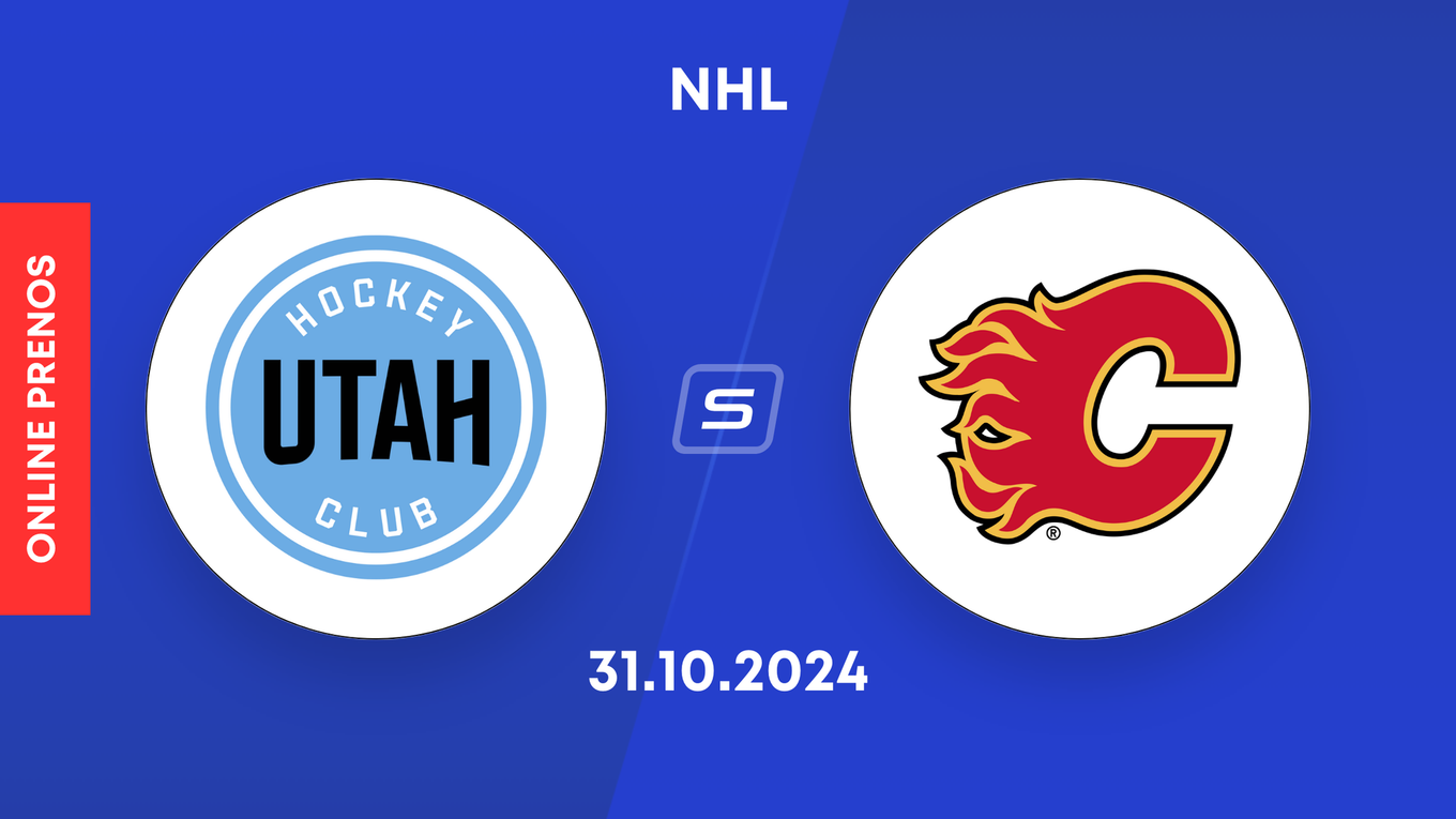 Utah Hockey Club - Calgary Flames: ONLINE prenos zo zápasu NHL.