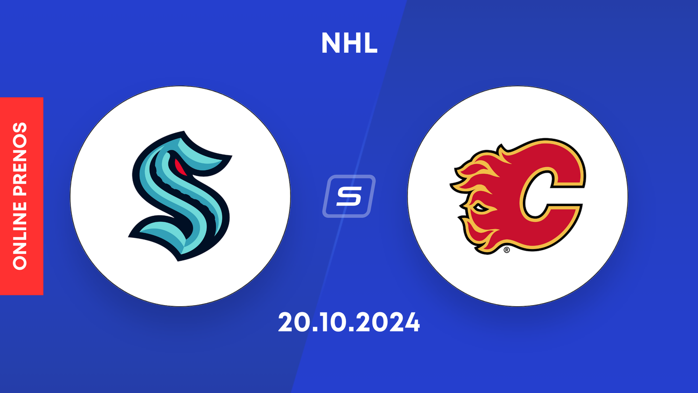 Seattle Kraken - Calgary Flames: ONLINE prenos zo zápasu NHL.