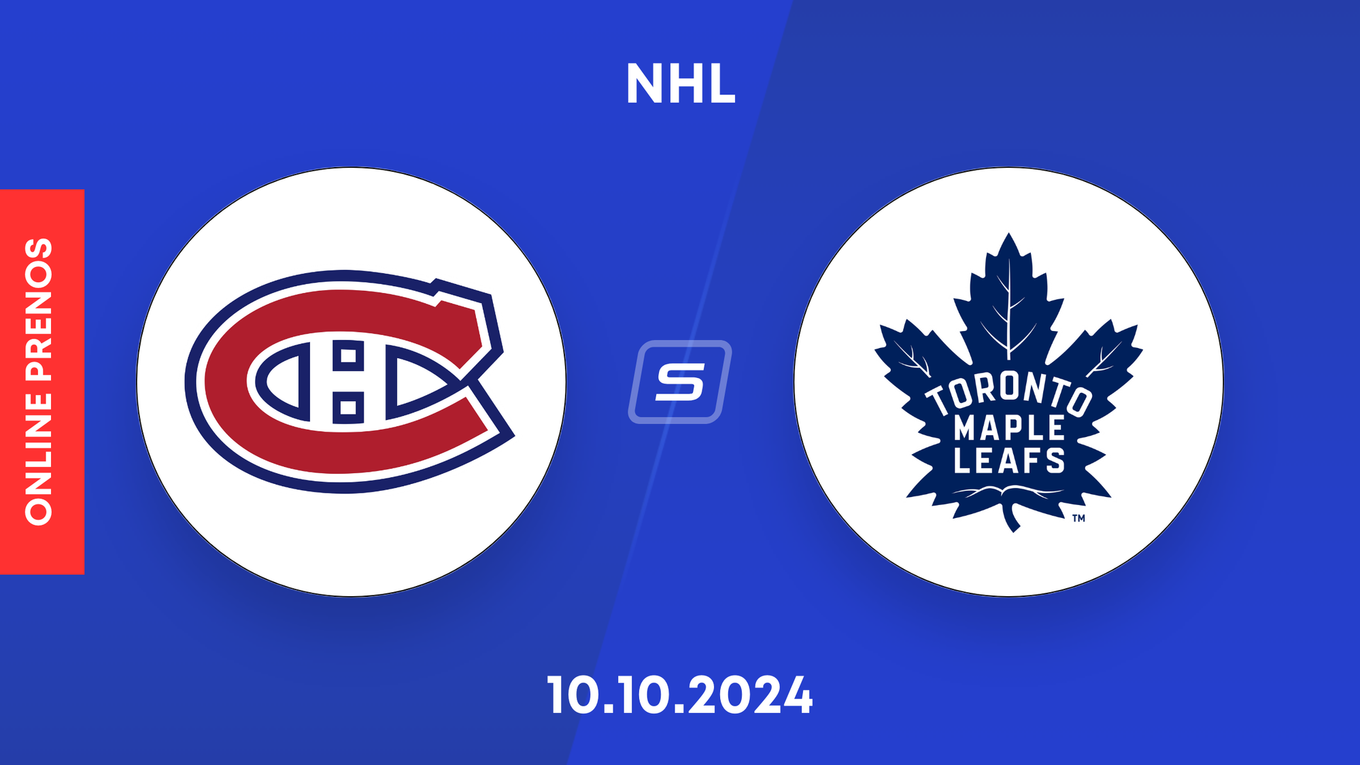 Montreal Canadiens - Toronto Maple Leafs: ONLINE prenos zo zápasu základnej časti NHL