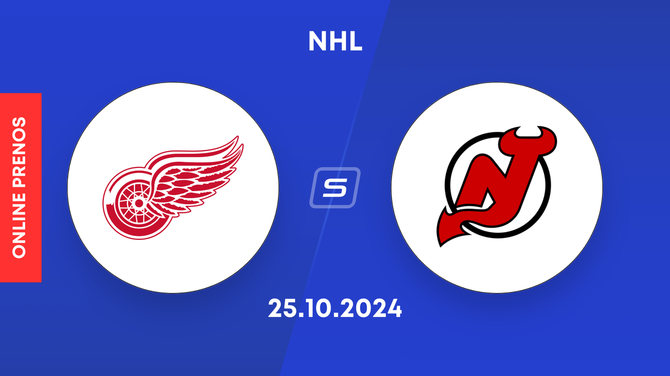 Detroit Red Wings - New Jersey Devils: ONLINE prenos zo zápasu NHL.