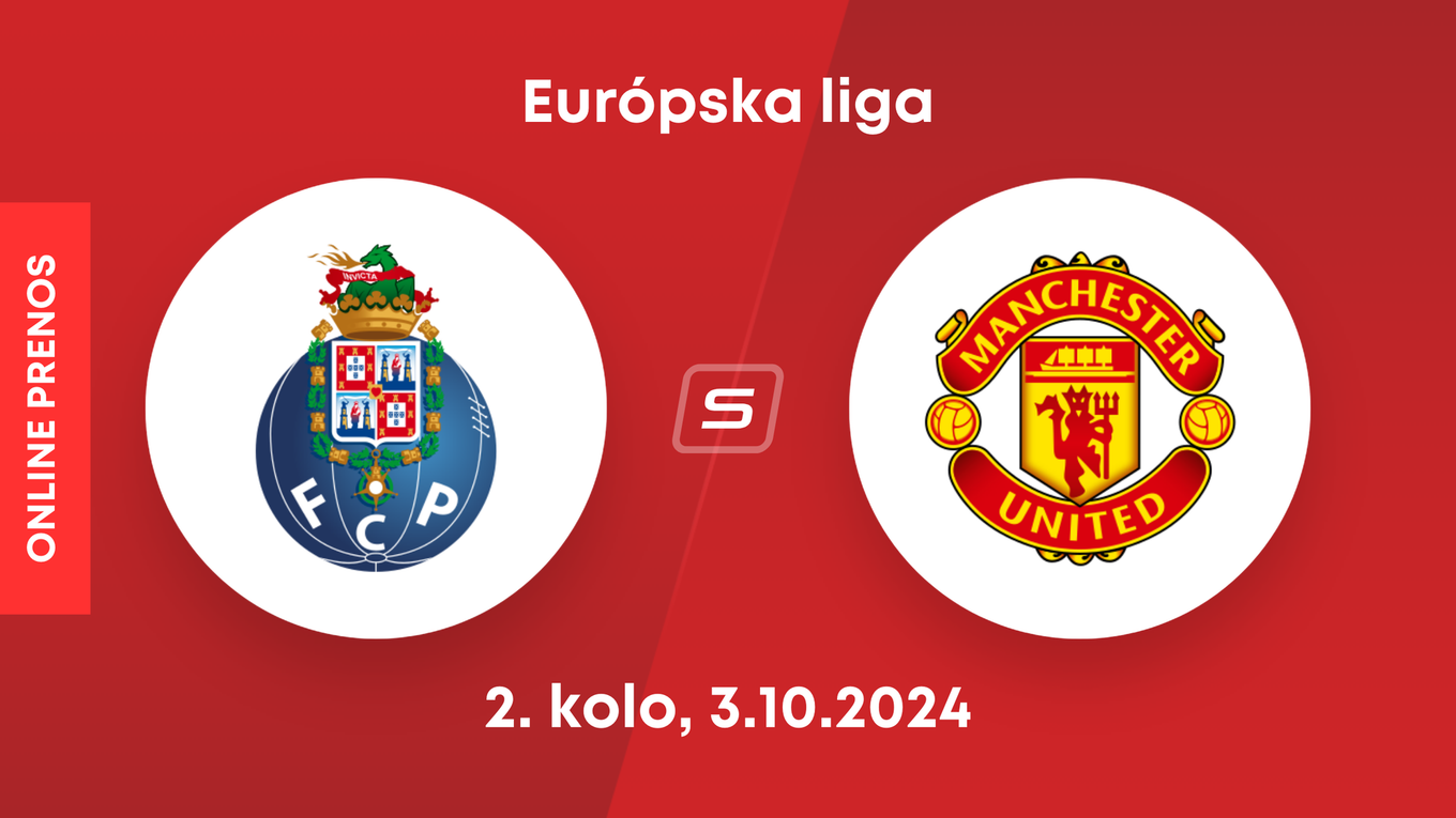 FC Porto - Manchester United: ONLINE prenos zo zápasu 2. kola Európskej ligy.