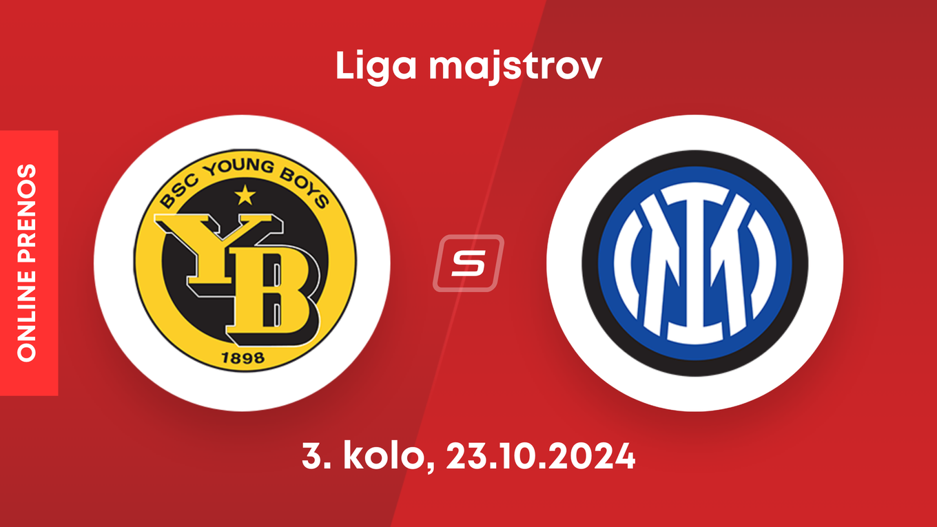 Young Boys Bern - Inter Miláno: ONLINE prenos zo zápasu 3. kola Ligy majstrov.