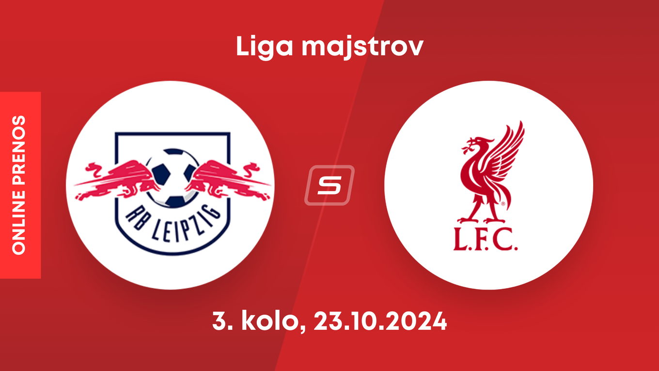 RB Lipsko - Liverpool FC: ONLINE prenos zo zápasu 3. kola Ligy majstrov.