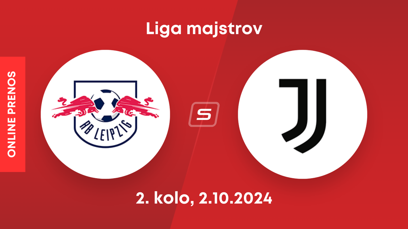 RB Lipsko - Juventus FC: ONLINE prenos zo zápasu 2. kola Ligy majstrov.