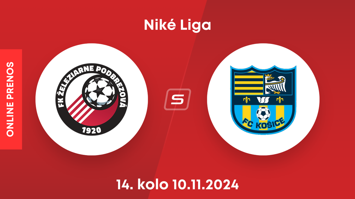 FK Železiarne Podbrezová - FC Košice: ONLINE prenos zo zápasu 14. kola Niké ligy.