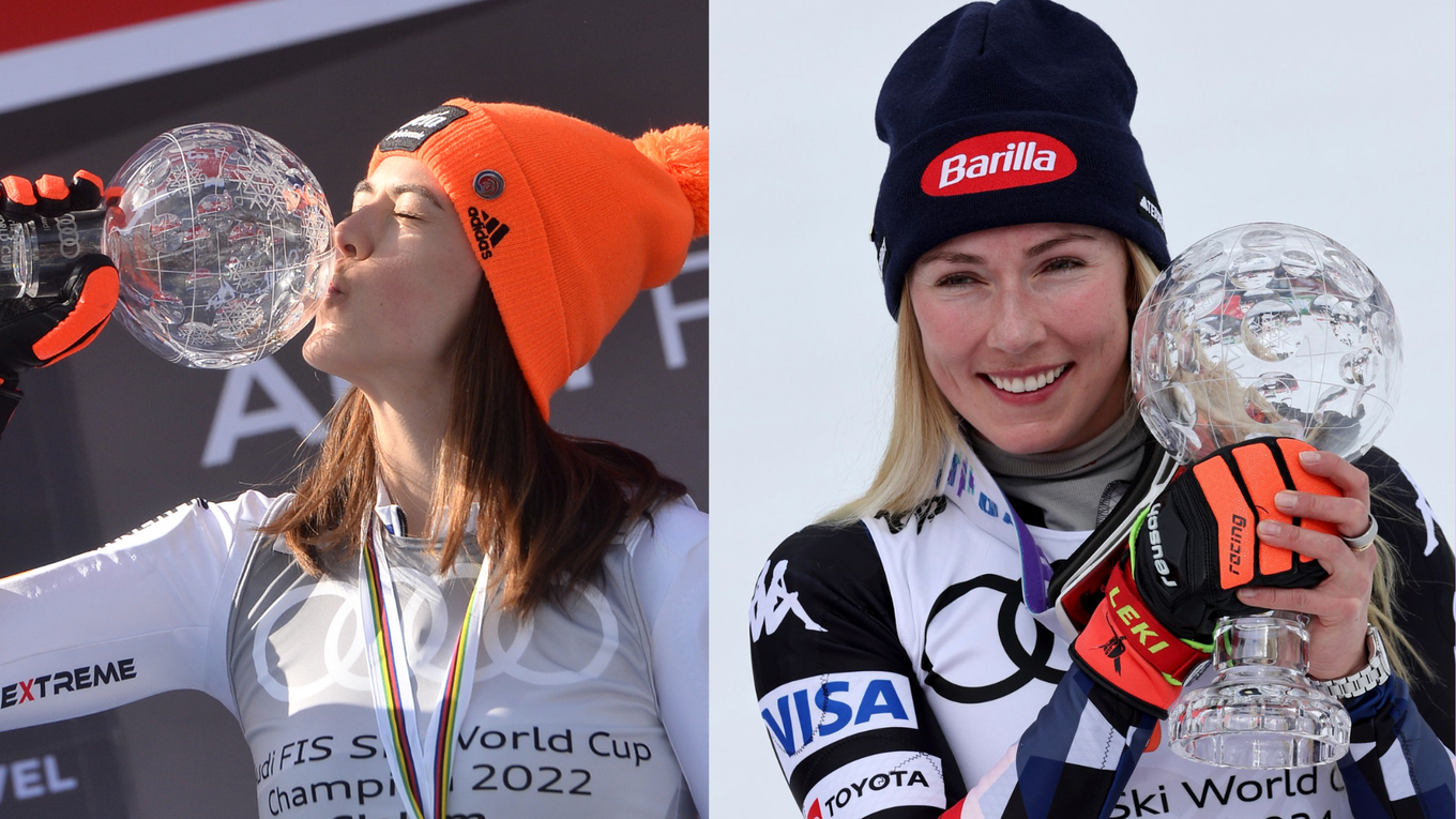 Petra Vlhová a Mikaela Shiffrinová.