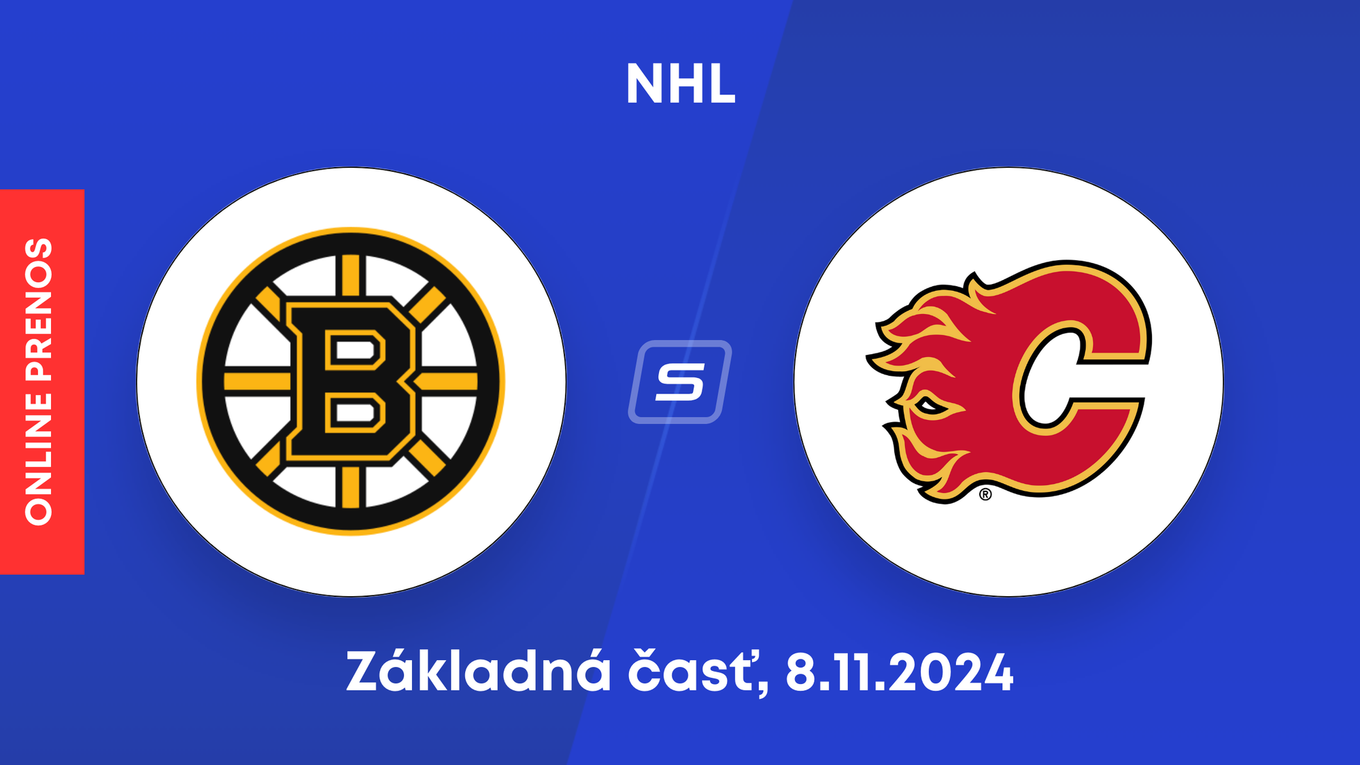 Boston Bruins - Calgary Flames: ONLINE prenos zo zápasu NHL.