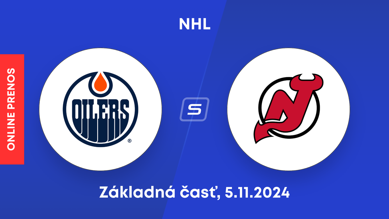 Edmonton Oilers - New Jersey Devils: ONLINE prenos zo zápasu NHL.