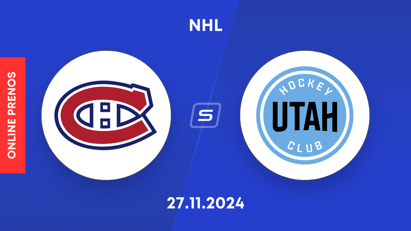 Montreal Canadiens - Utah Hockey Club: ONLINE prenos zo zápasu NHL.