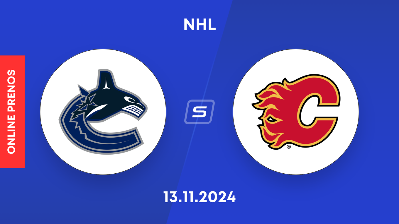 Vancouver Canucks - Calgary Flames: ONLINE prenos zo zápasu NHL.