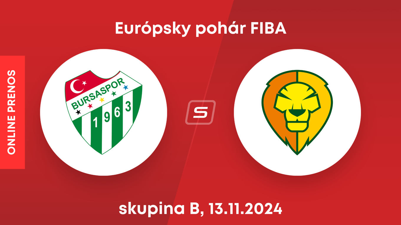 Bursaspor - Patrioti Levice: LIVE STREAM zo zápasu 6. kola Európskeho pohára FIBA