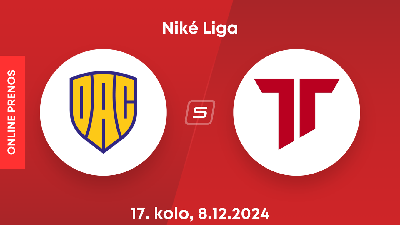 FC DAC 1904 Dunajská Streda - AS Trenčín: ONLINE prenos zo zápasu 17. kola Niké ligy.