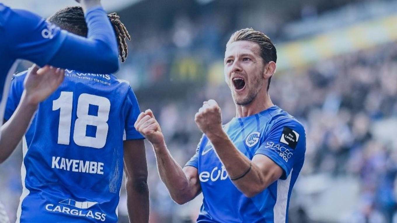 Patrik Hrošovský v drese KRC Genk.