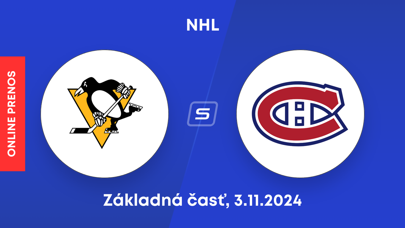 Pittsburgh Penguins - Montreal Canadiens: ONLINE prenos zo zápasu NHL.