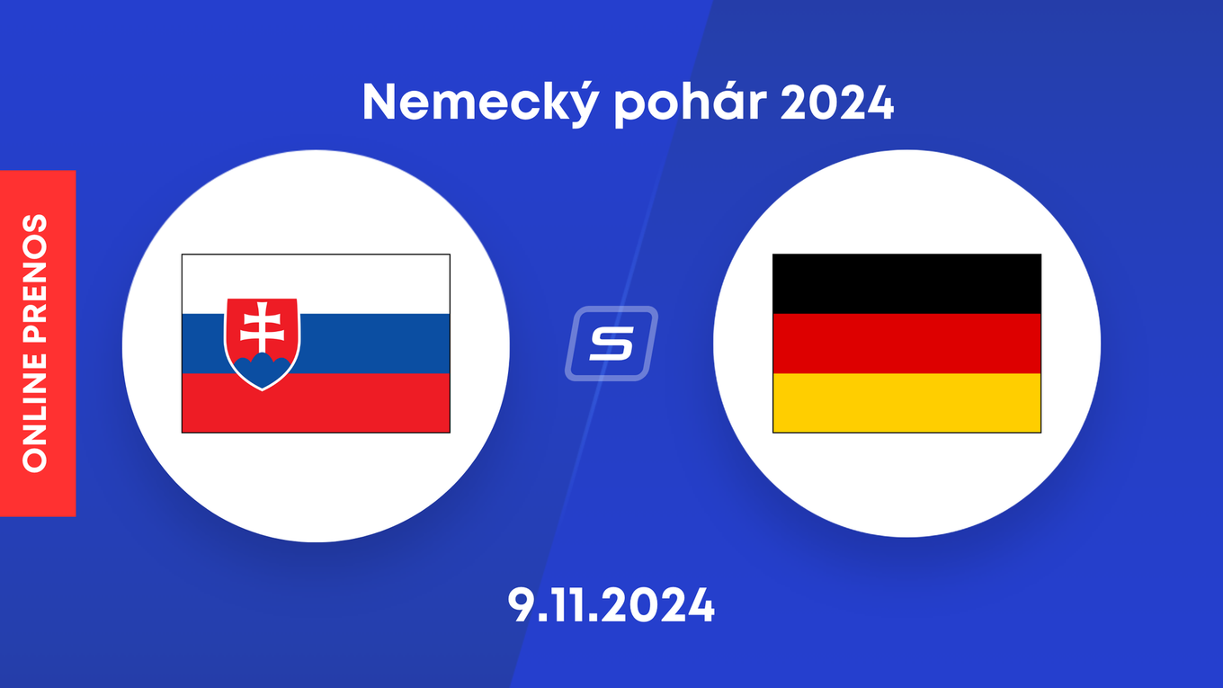 Slovensko vs. Nemecko: ONLINE prenos zo zápasu na turnaji Nemecký pohár 2024.