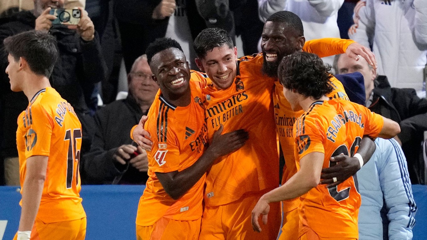 Gólová radosť hráčov Realu Madrid.