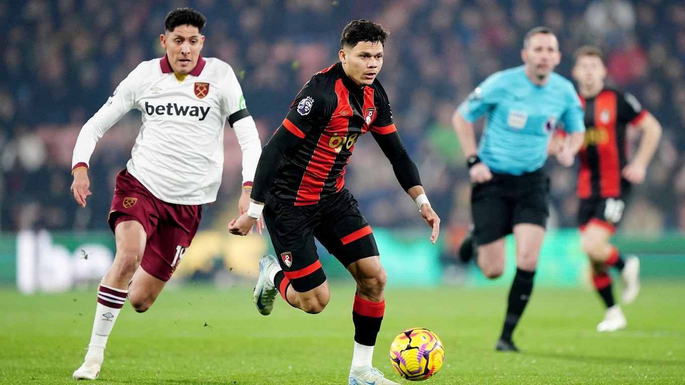 Momentka zo zápasu Bournemouth - West Ham