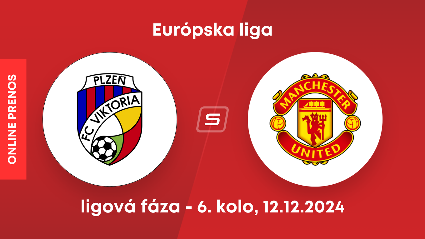 FC Viktoria Plzeň - Manchester United: ONLINE prenos zo zápasu 6. kola Európskej ligy.